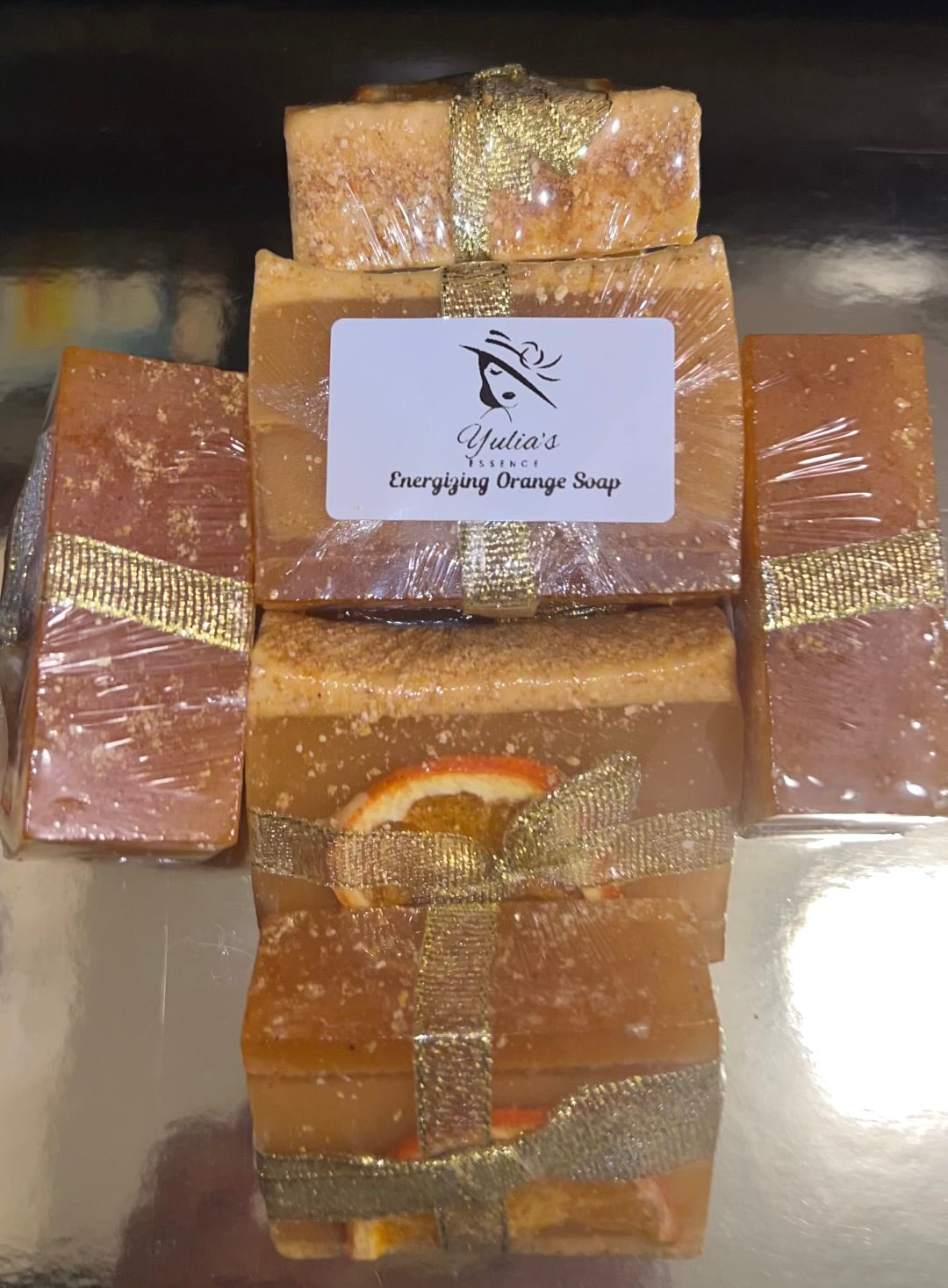 Energizing orange soap